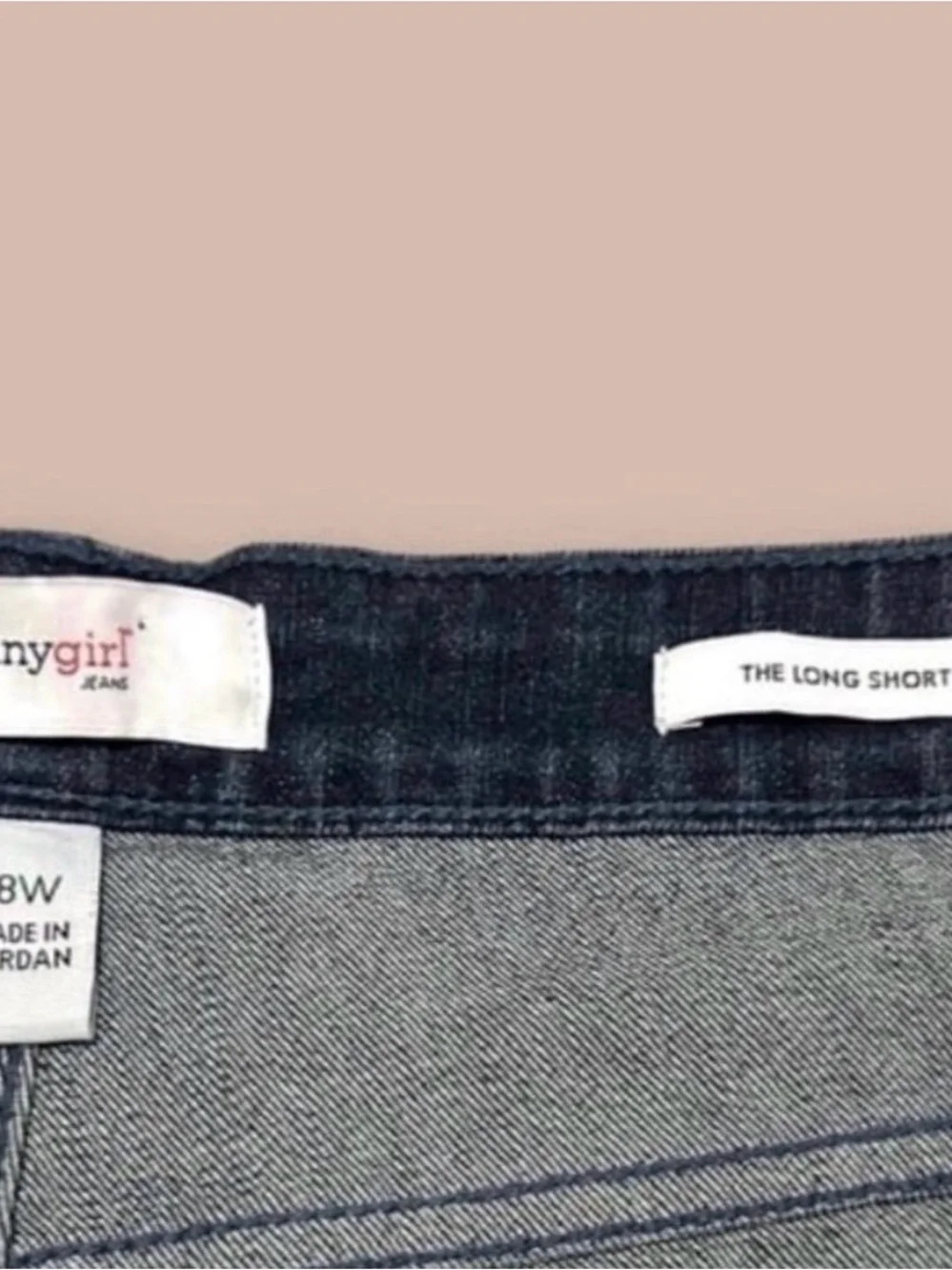 Skinnygirl The Long Denim Shorts Size 18W New